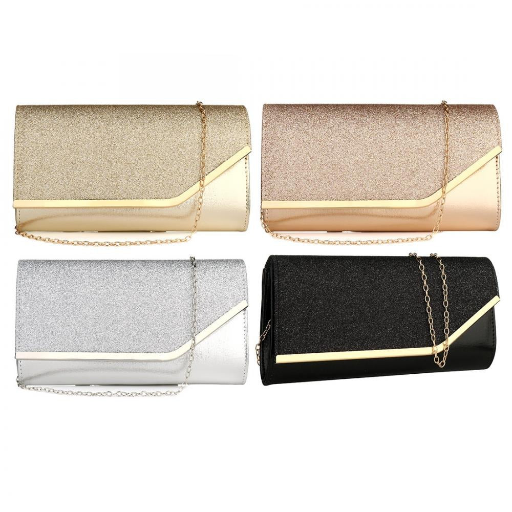 Sequined Envelope Clutch Bags Wedding Handbag - Blossom Wedding