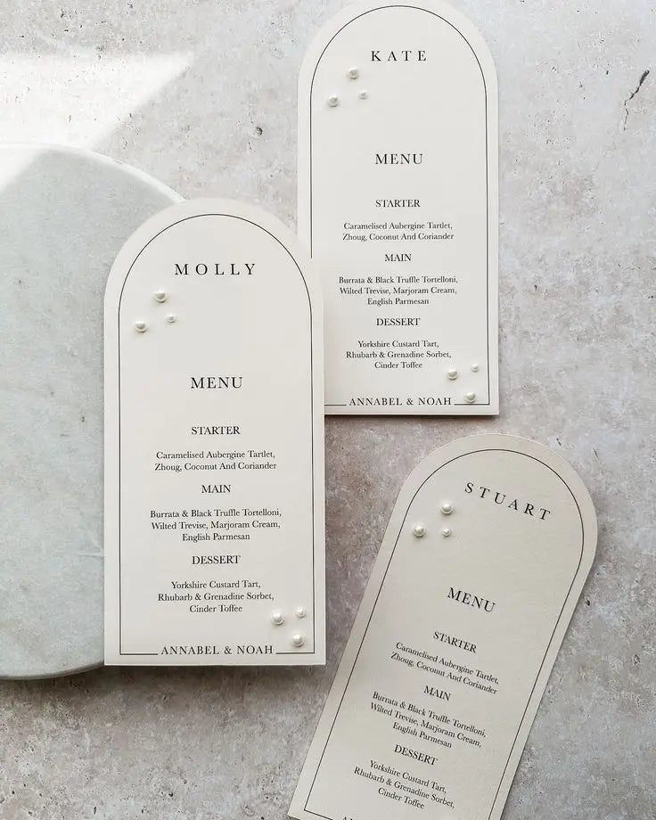 600GSM White Cotton Paper Letterpress Customized Design Top Upscale Wedding Invitation Cards Personalized