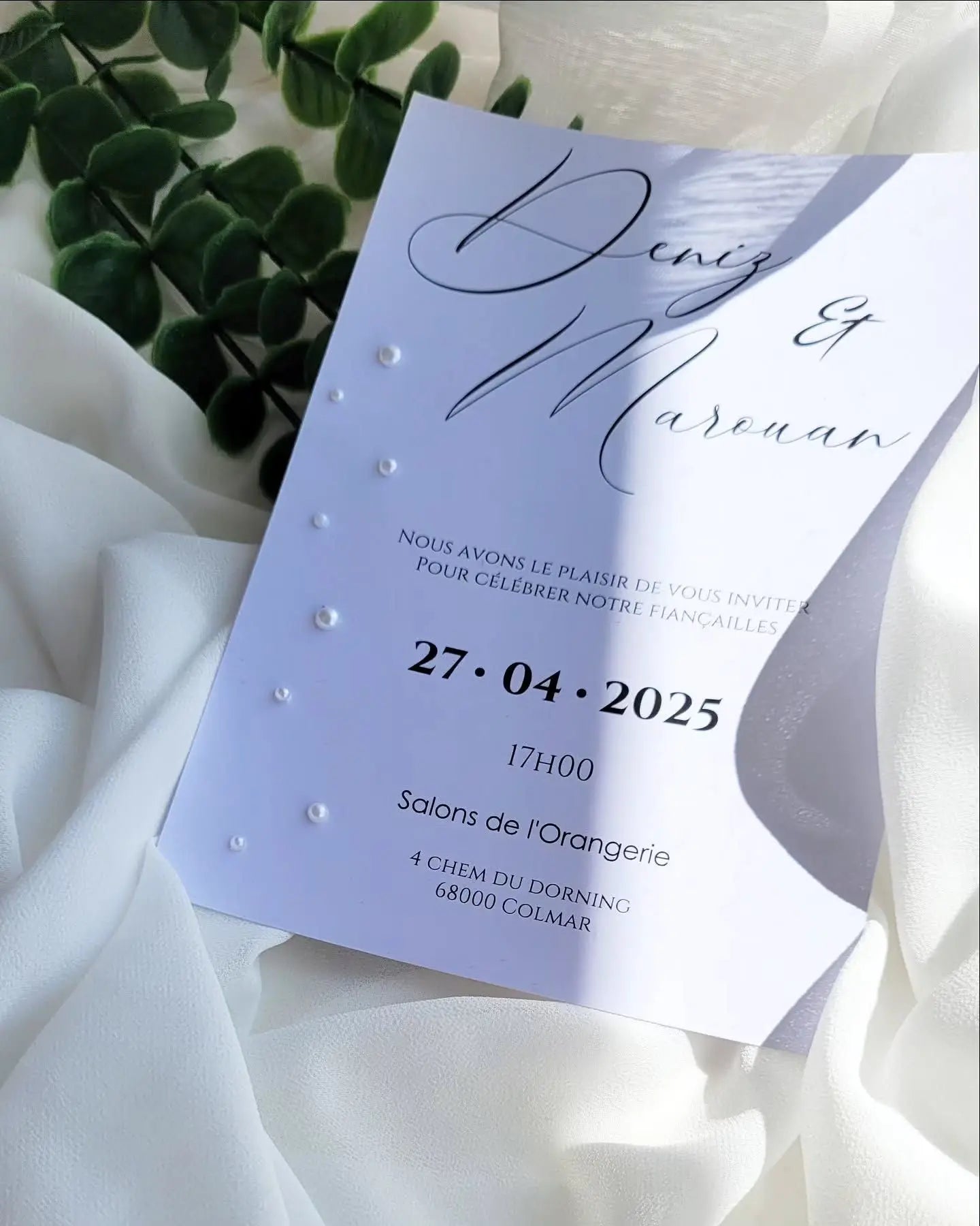 600GSM White Cotton Paper Letterpress Customized Design Top Upscale Wedding Invitation Cards Personalized