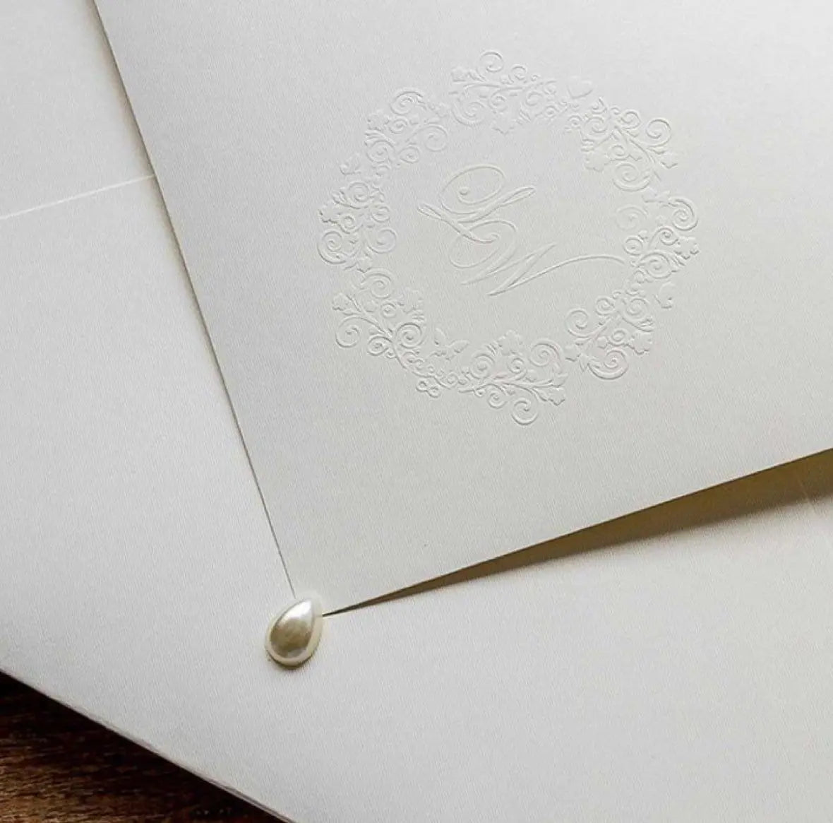 600GSM White Cotton Paper Letterpress Customized Design Top Upscale Wedding Invitation Cards Personalized