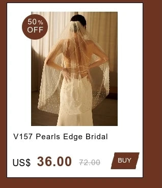 Wedding Veil Sparkling Diamond Chain Edge Bride Veil Rhinestones Long with Comb 1 Tier
