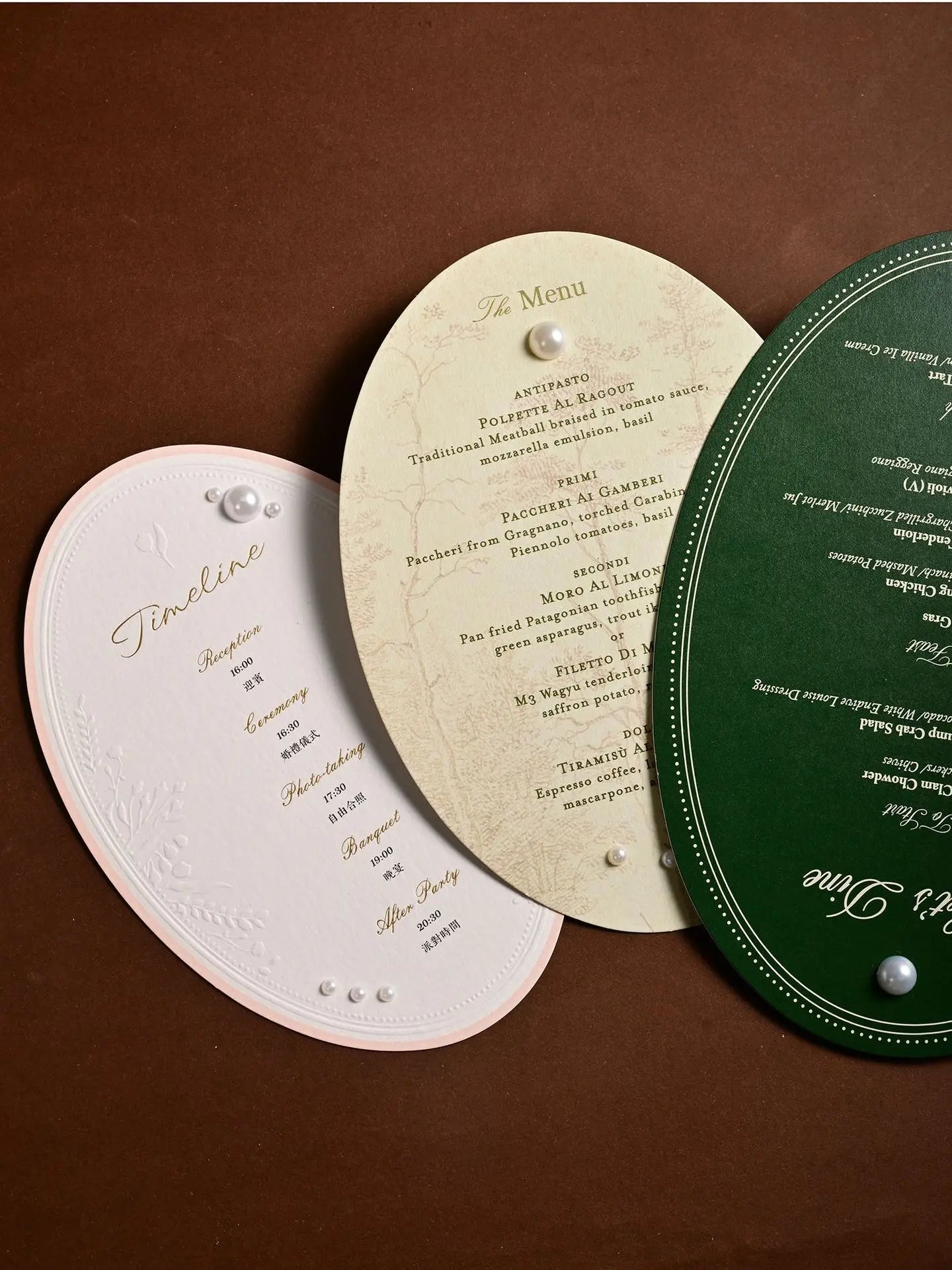 600GSM White Cotton Paper Letterpress Customized Design Top Upscale Wedding Invitation Cards Personalized
