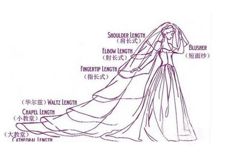 Double-layer bride wedding veil flower bride veil beach vacation style