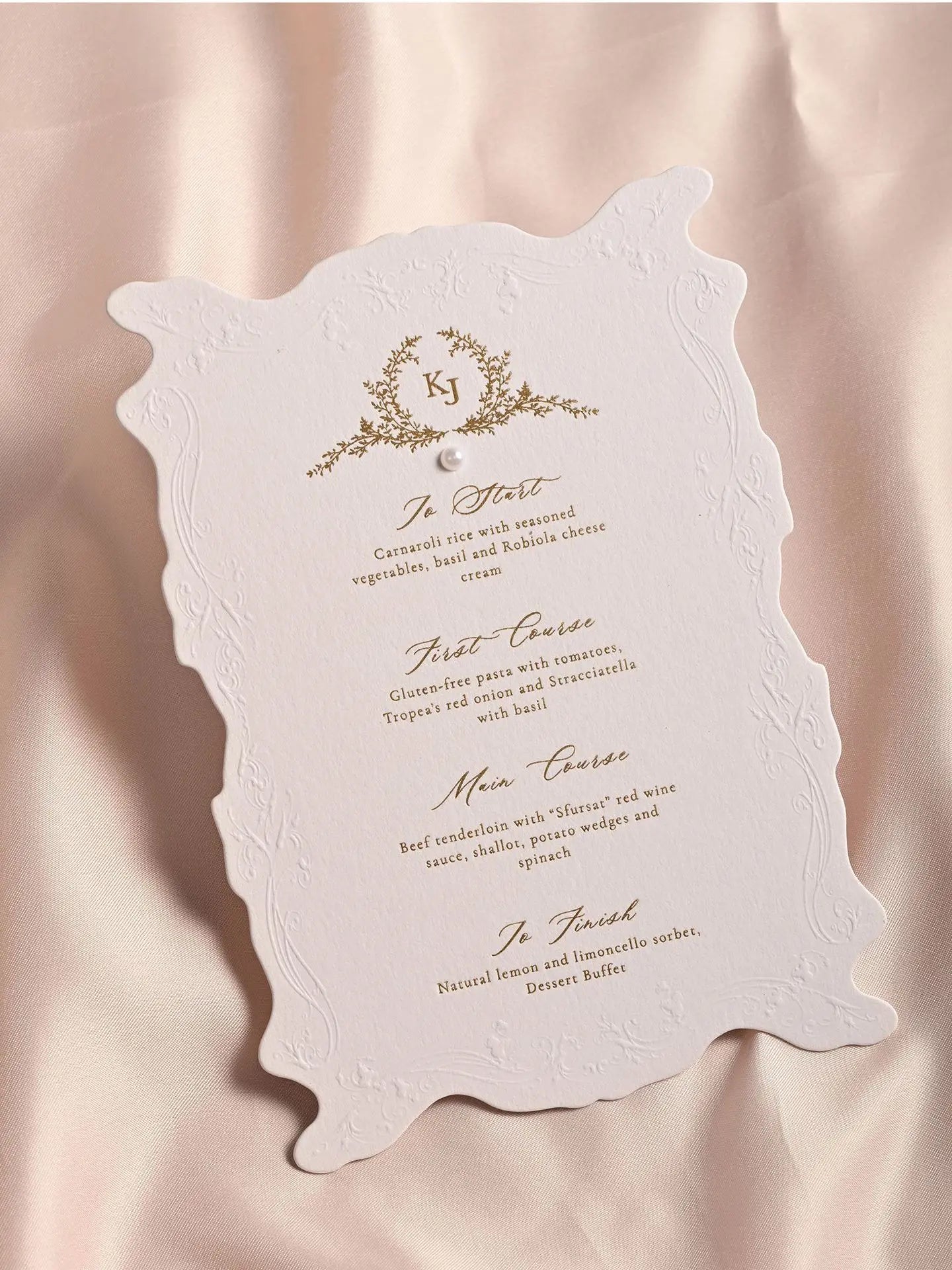 600GSM White Cotton Paper Letterpress Customized Design Top Upscale Wedding Invitation Cards Personalized