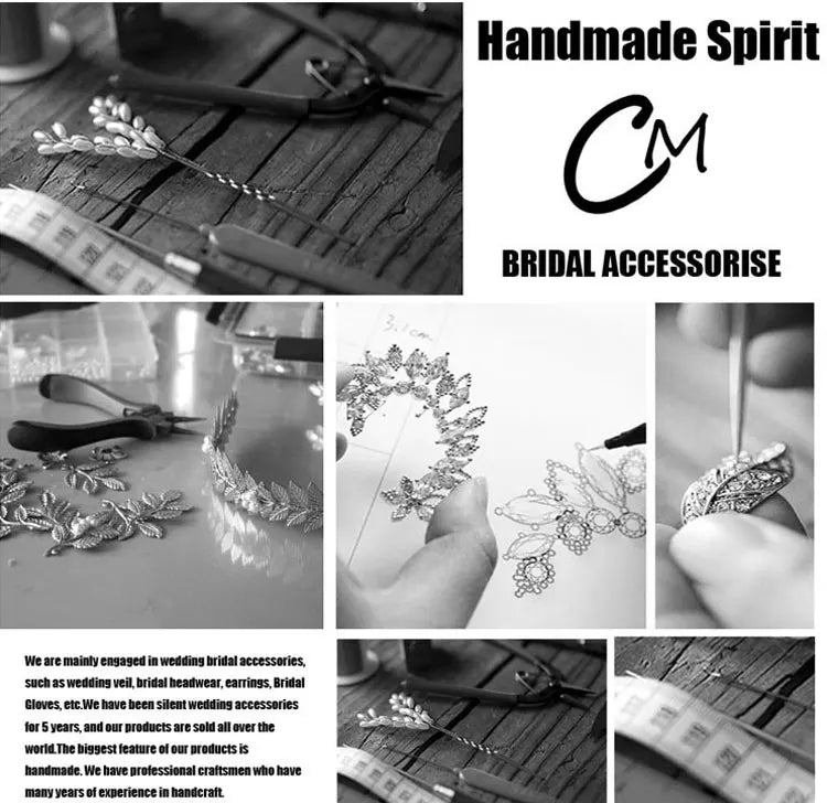 Exquisite Bridal Veil for Wedding Dress One-Layer Handmade Beading Edge