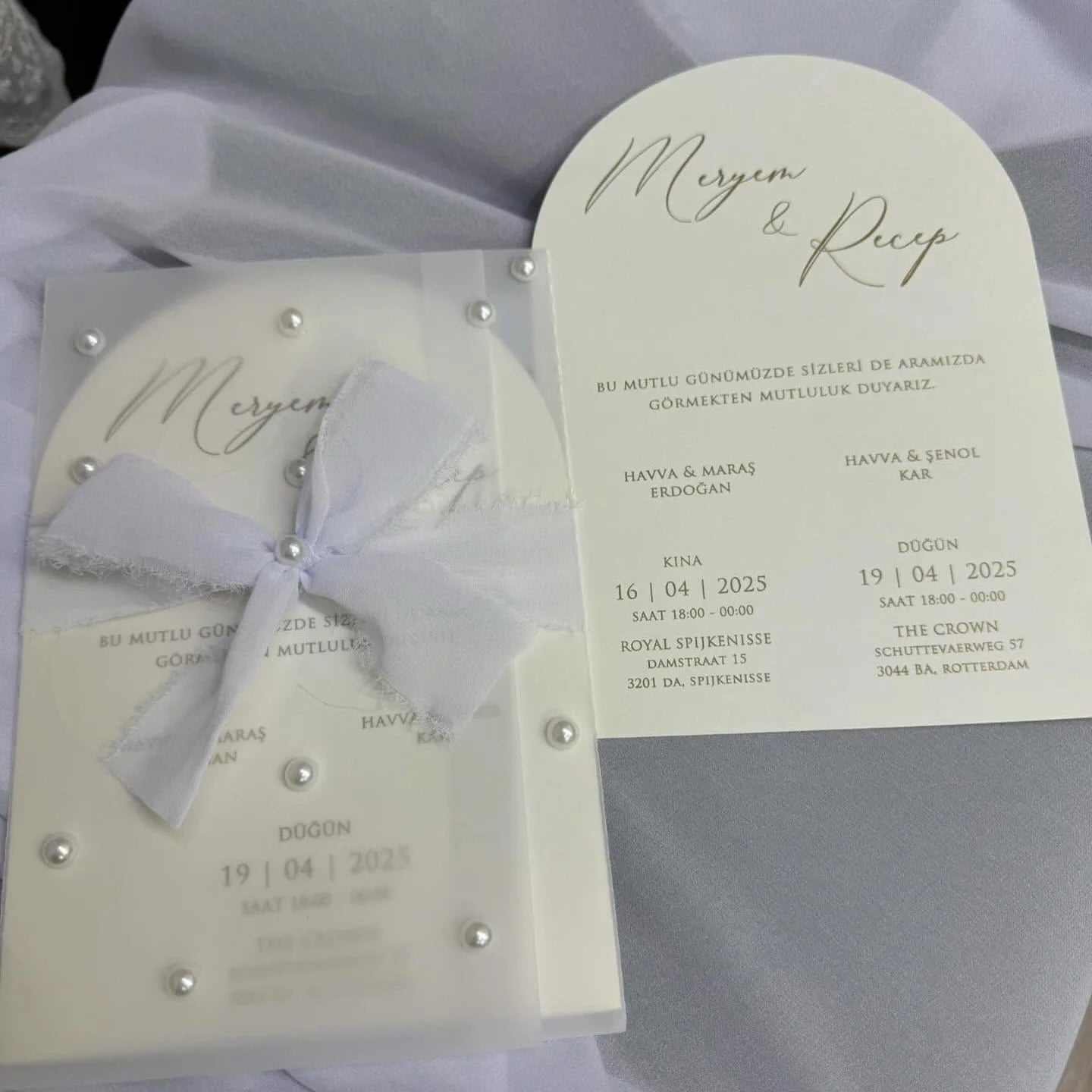 600GSM White Cotton Paper Letterpress Customized Design Top Upscale Wedding Invitation Cards Personalized