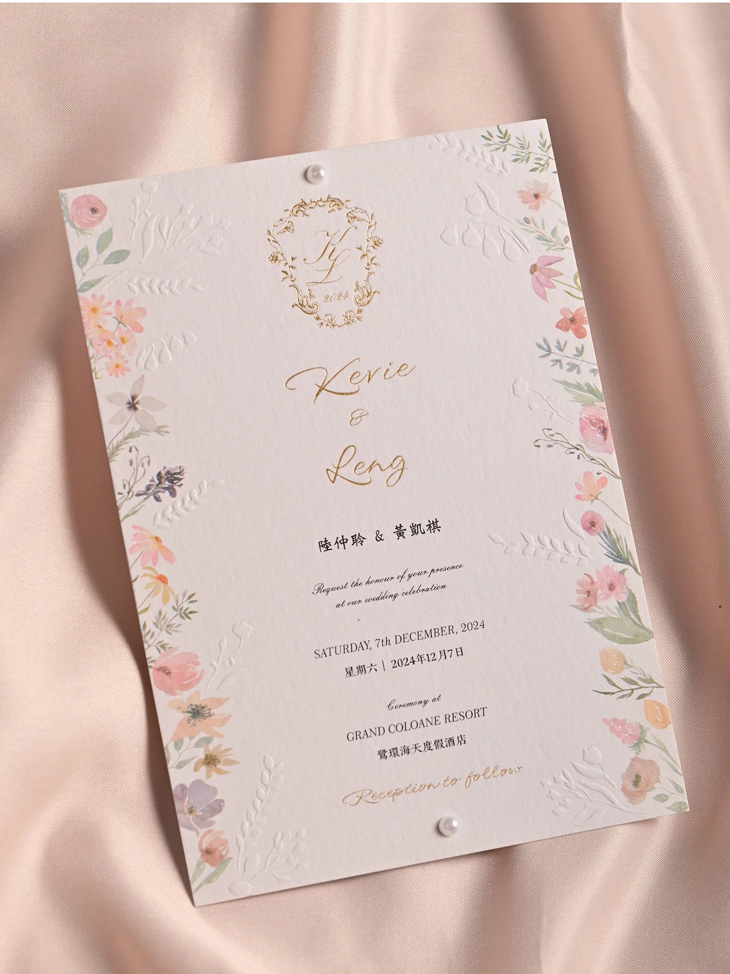 600GSM White Cotton Paper Letterpress Customized Design Top Upscale Wedding Invitation Cards Personalized