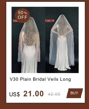 Wedding Veil Sparkling Diamond Chain Edge Bride Veil Rhinestones Long with Comb 1 Tier