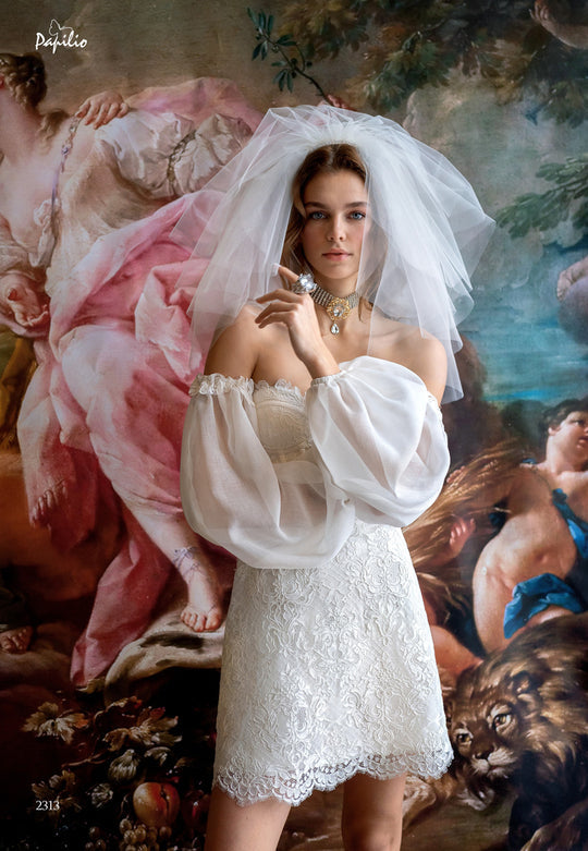 PLR_2313L (Short Dress) - Blossom Wedding