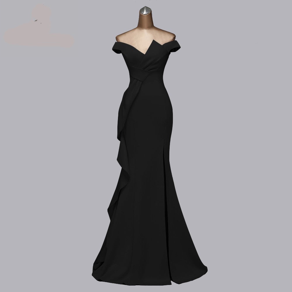 Beautiful Candy Color Mermaid Elegant Evening Dress - Blossom Wedding