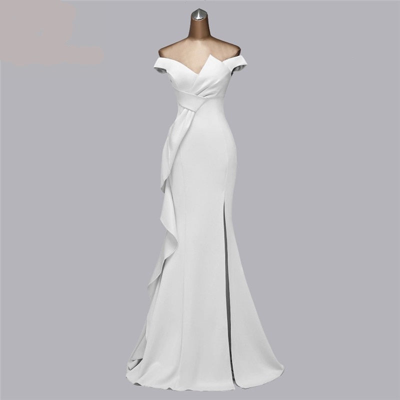 Beautiful Candy Color Mermaid Elegant Evening Dress - Blossom Wedding