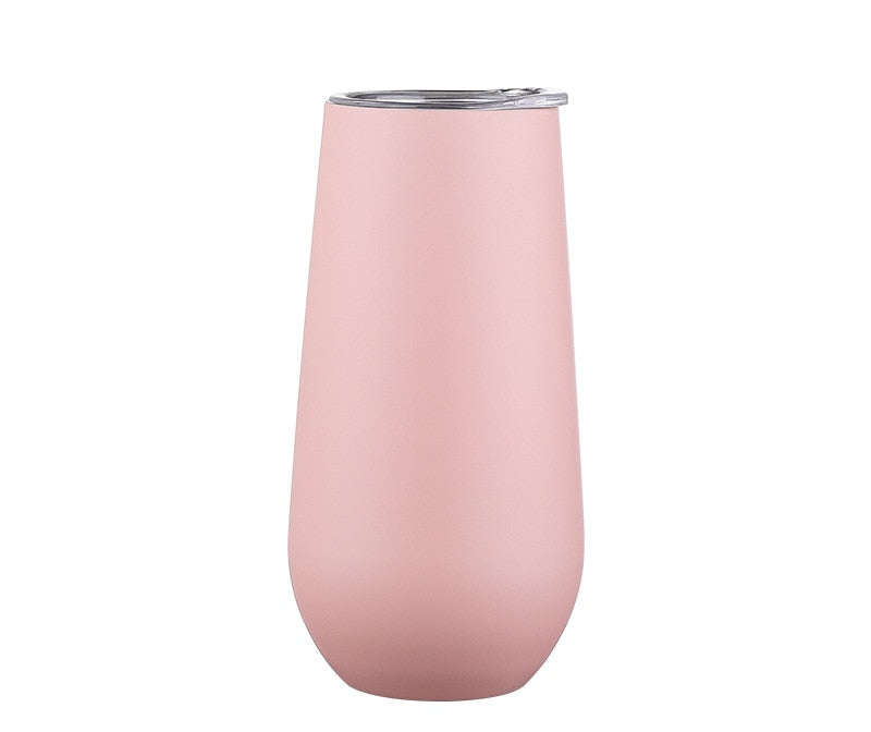 Custom Tumblers Personalized Bridesmaid Gifts Stainless Steel Wine Tumbler for Bachelorette Party - Blossom Wedding