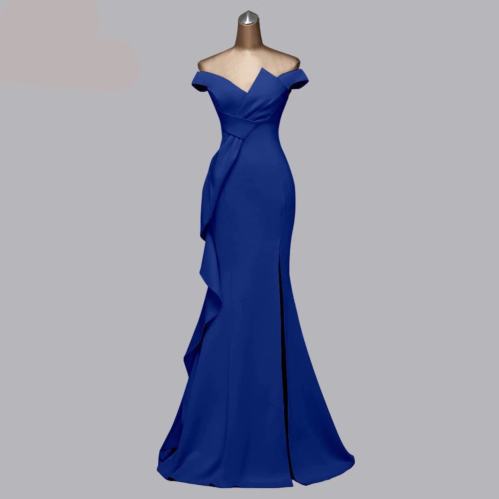 Beautiful Candy Color Mermaid Elegant Evening Dress - Blossom Wedding