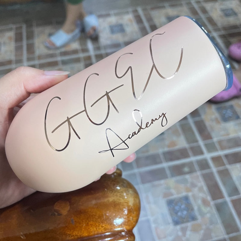 Custom Tumblers Personalized Bridesmaid Gifts Stainless Steel Wine Tumbler for Bachelorette Party - Blossom Wedding