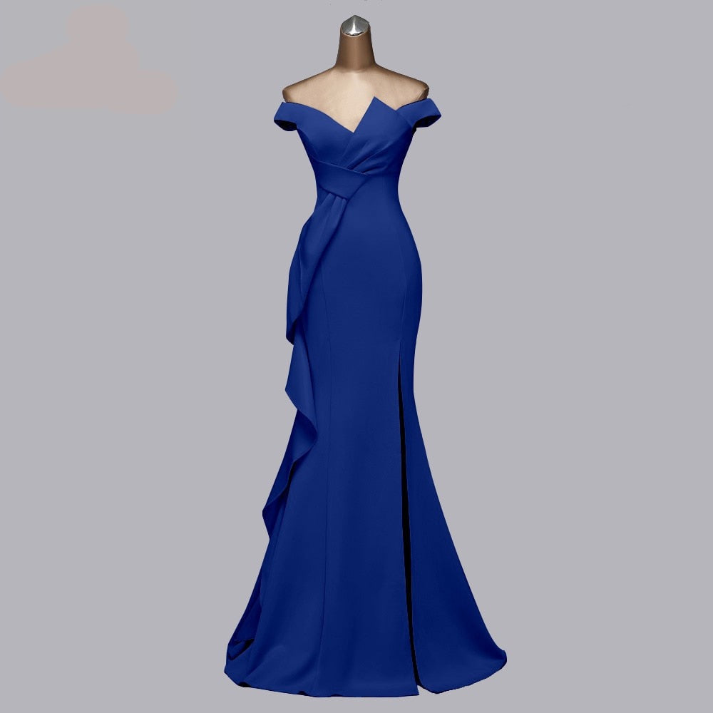 Beautiful Candy Color Mermaid Elegant Evening Dress - Blossom Wedding