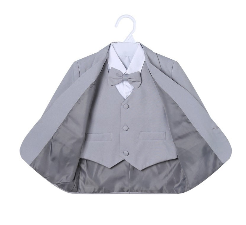 Little Boy Formal Suit Baby Boys 5-piece Suit Set - Blossom Wedding