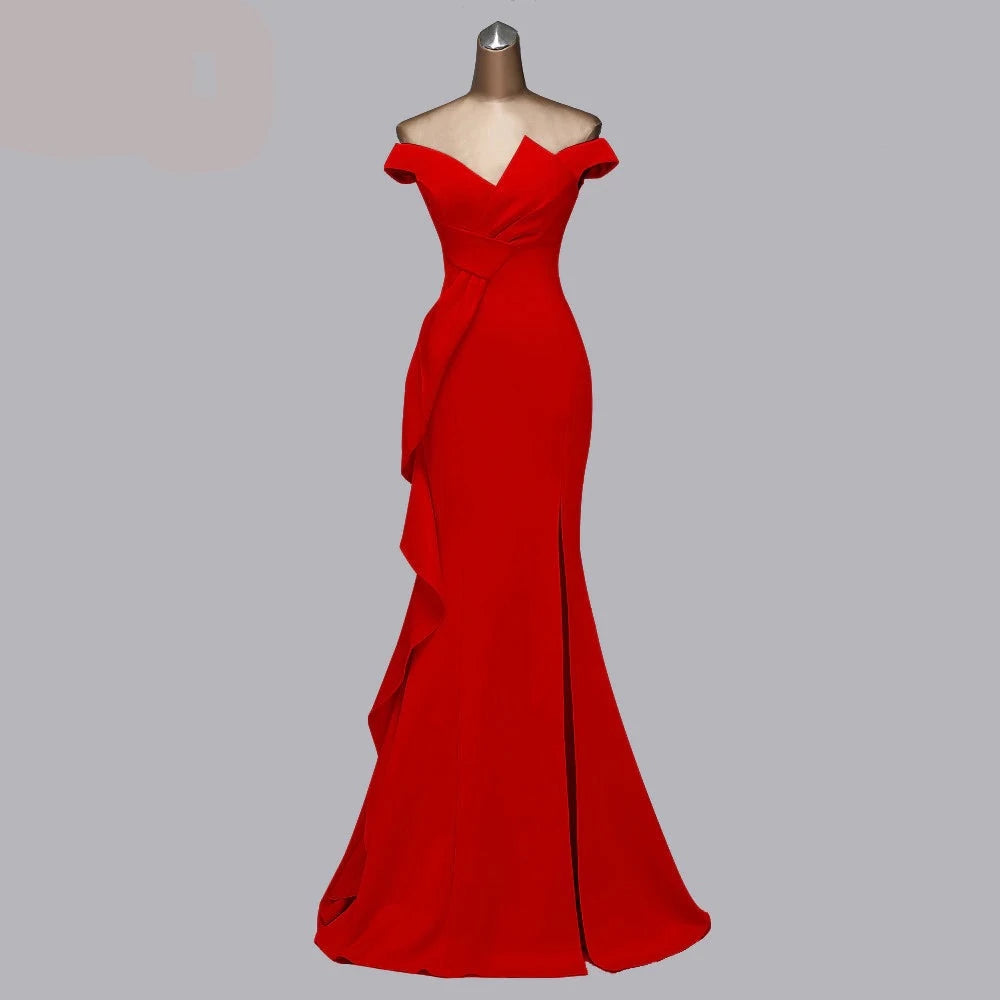 Beautiful Candy Color Mermaid Elegant Evening Dress - Blossom Wedding