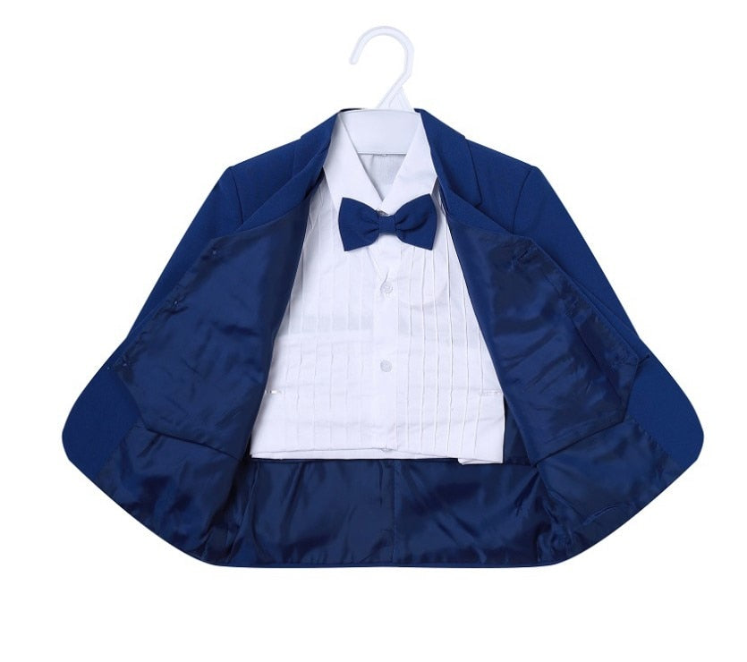 Little Boy Formal Suit Baby Boys 5-piece Suit Set - Blossom Wedding