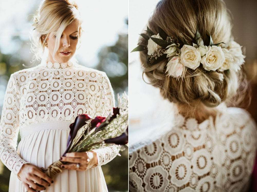 Long Maternity Plus Size Wedding Dress - Blossom Wedding