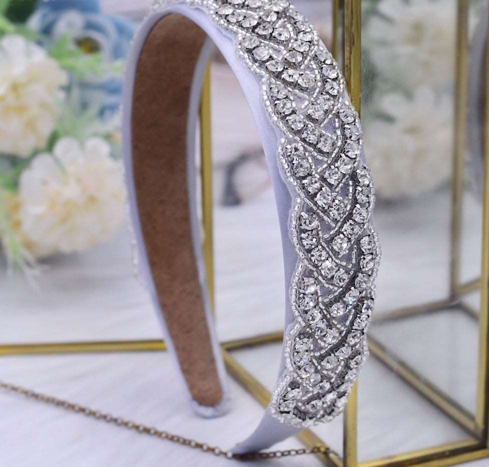 Handmade Winter Warm Bridal Headband - Blossom Wedding