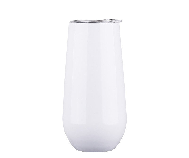 Custom Tumblers Personalized Bridesmaid Gifts Stainless Steel Wine Tumbler for Bachelorette Party - Blossom Wedding