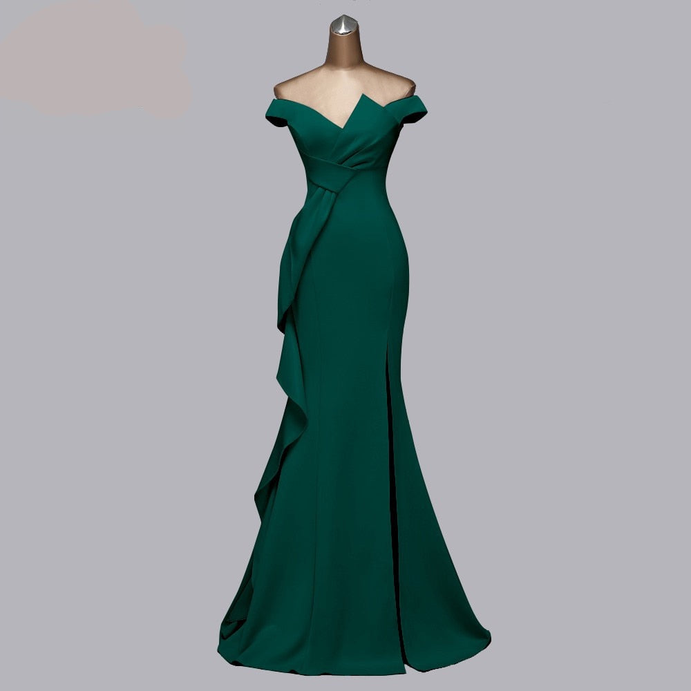 Beautiful Candy Color Mermaid Elegant Evening Dress - Blossom Wedding