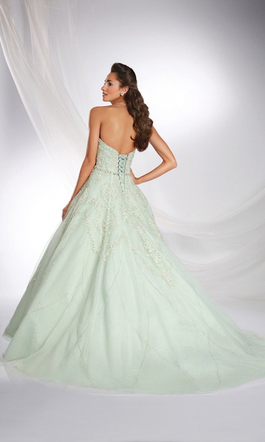 [For Rent ONLY] Tiana Disney Fairy Tale Wedding Dress in Lily Pond (Ball Gown) - AA246 - Blossom Wedding