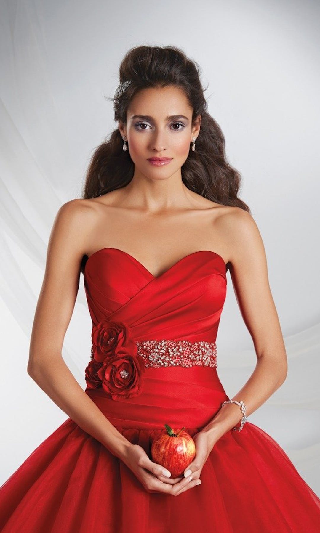 [For Rent ONLY] Snow White Disney Fairy Tale Wedding Dress in Sweet Scarlet (Ball Gown) - AA250 - Blossom Wedding