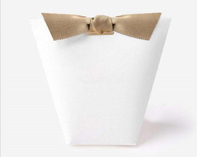 50 PCS French Style Merci Beaucoup Wedding Candy Gift Boxes - Red, Black, White - Blossom Wedding
